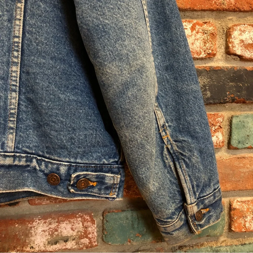 SOLD 1990s Levi's Blanket Lined Red Tag Made in USA Denim Jacket 70506-0316 - Picture 9 of 16